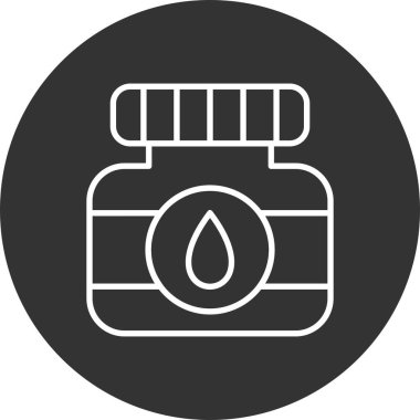 Ink Bottle Creative Icons Desig