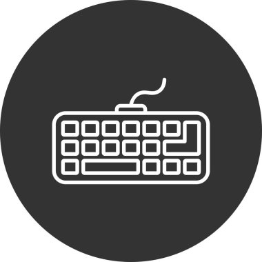 Klavye Yaratıcı Simgeler Tasarımı