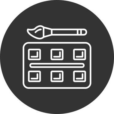 Watercolor Creative Icons Desig