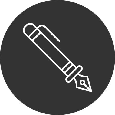 Fountain Pen Creative Icons Desig