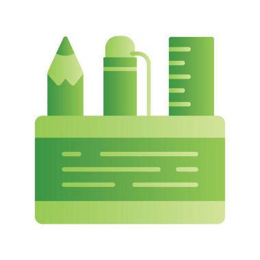 Pencil Case Creative Icons Desig