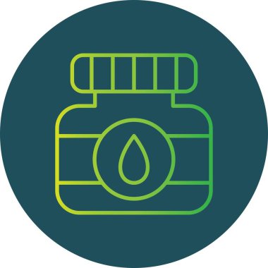 Ink Bottle Creative Icons Desig