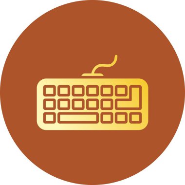 Klavye Yaratıcı Simgeler Tasarımı