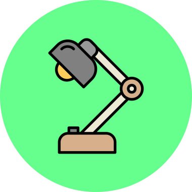 Desk Lamp Creative Icons Desig