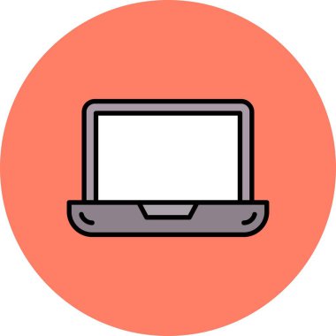 Laptop Yaratıcı Simgeler Tasarımı