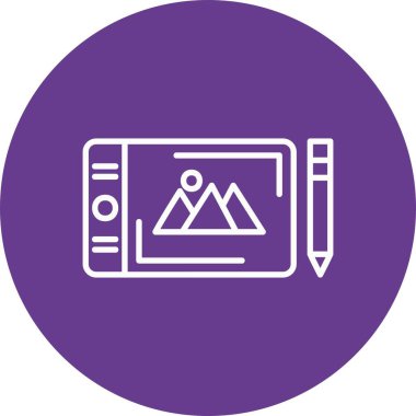 Graphic Tablet Creative Icons Desig