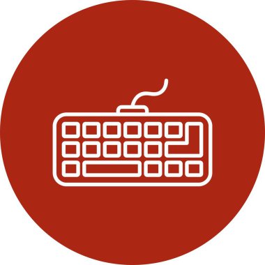 Klavye Yaratıcı Simgeler Tasarımı