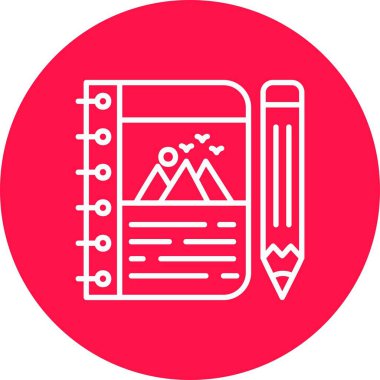 Sketchbook Creative Icons Desig