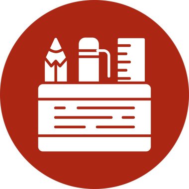 Pencil Case Creative Icons Desig