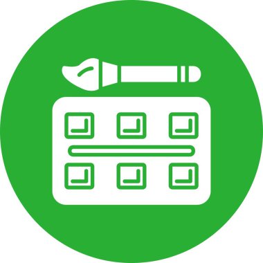 Watercolor Creative Icons Desig