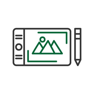 Graphic Tablet Creative Icons Desig