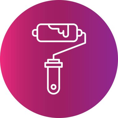 Paint Roller Creative Icons Desig
