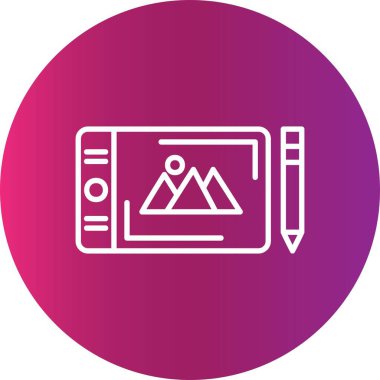 Graphic Tablet Creative Icons Desig