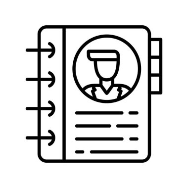 Contact Book Creative Icons Desig