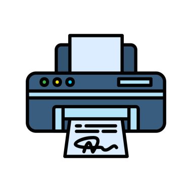 Yazıcı Yaratıcı Simgeler Tasarımı