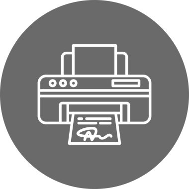 Yazıcı Yaratıcı Simgeler Tasarımı