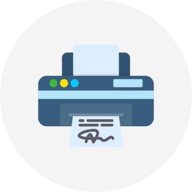 Yazıcı Yaratıcı Simgeler Tasarımı