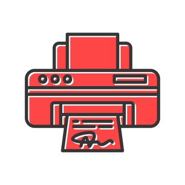 Yazıcı Yaratıcı Simgeler Tasarımı