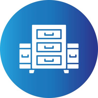 Filing Cabinet Creative Icons Desig