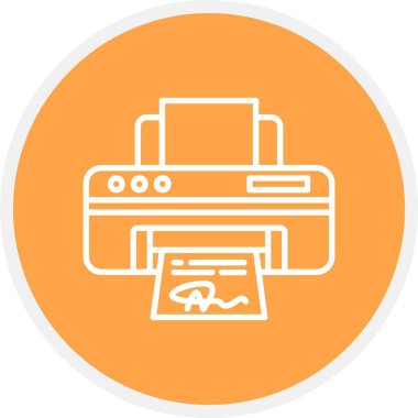 Yazıcı Yaratıcı Simgeler Tasarımı