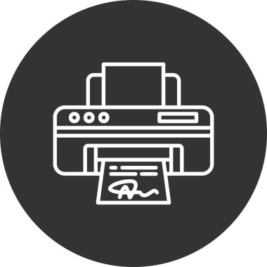 Yazıcı Yaratıcı Simgeler Tasarımı