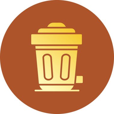 Trash Bin Creative Icons Desig