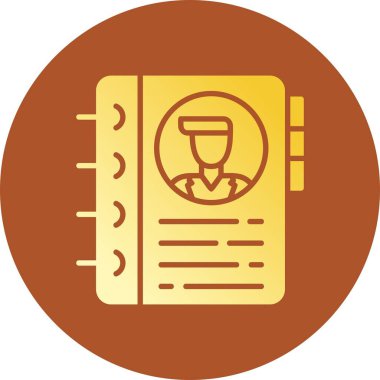 Contact Book Creative Icons Desig