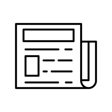 Newspaper Creative Icons Desig