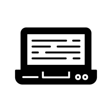 Laptop Yaratıcı Simgeler Tasarımı