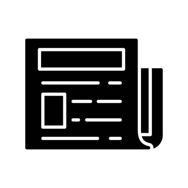 Newspaper Creative Icons Desig