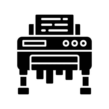 Paper Shredder Creative Icons Desig