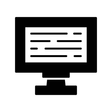 Monitor Creative Icons Desig