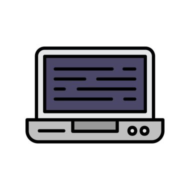 Laptop Yaratıcı Simgeler Tasarımı