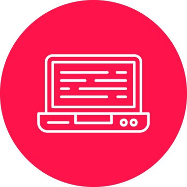 Laptop Yaratıcı Simgeler Tasarımı