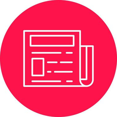 Newspaper Creative Icons Desig