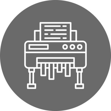 Paper Shredder Creative Icons Desig