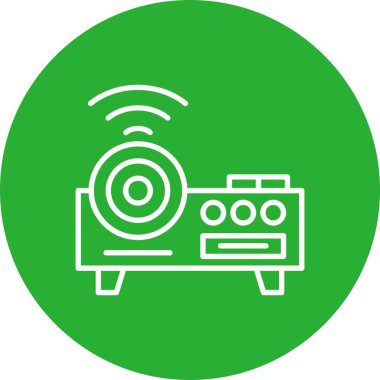 Projektör Yaratıcı Simgeler Tasarımı