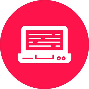 Laptop Yaratıcı Simgeler Tasarımı