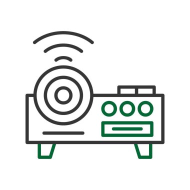 Projektör Yaratıcı Simgeler Tasarımı