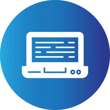 Laptop Yaratıcı Simgeler Tasarımı