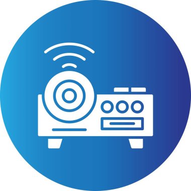 Projektör Yaratıcı Simgeler Tasarımı