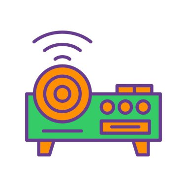 Projektör Yaratıcı Simgeler Tasarımı