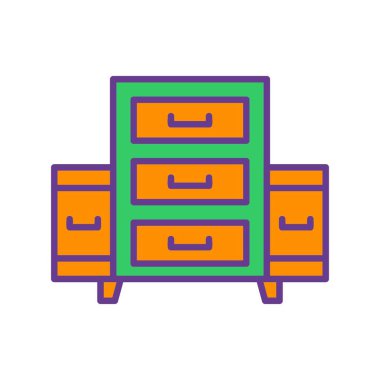 Filing Cabinet Creative Icons Desig