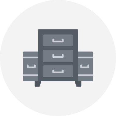 Filing Cabinet Creative Icons Desig