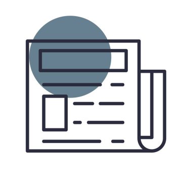 Newspaper Creative Icons Desig