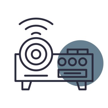 Projektör Yaratıcı Simgeler Tasarımı