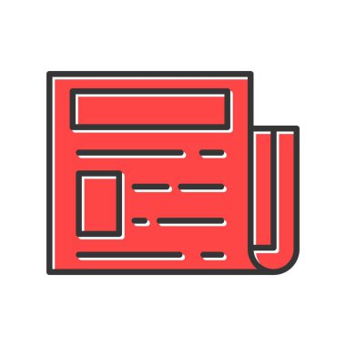 Newspaper Creative Icons Desig