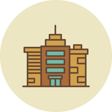 Office Building Creative Icons Desig