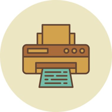 Yazıcı Yaratıcı Simgeler Tasarımı