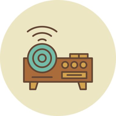 Projektör Yaratıcı Simgeler Tasarımı